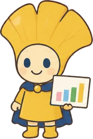 コガネ(イチョウ)の全身の絵