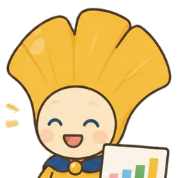 コガネの笑顔の顔